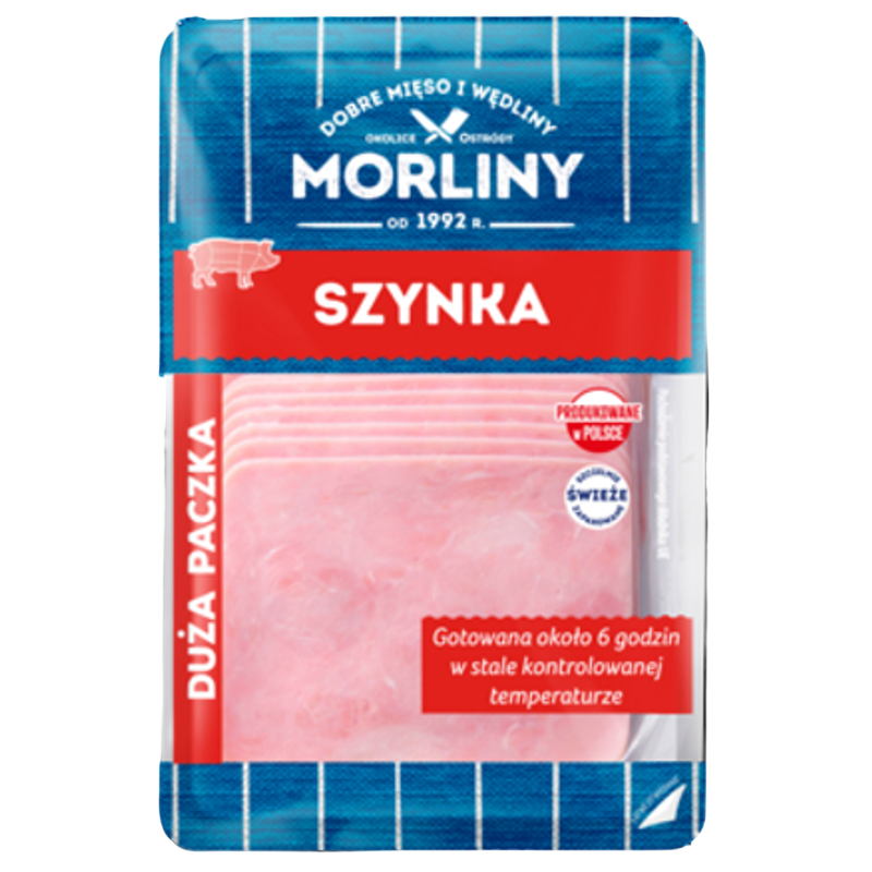 Szynka konserwowa plastry 200 g Morliny